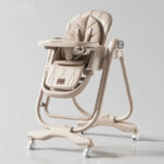 Scaun balansoar electronic 2în1 Glamvers PILAR Khaki