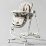 Scaun balansoar electronic 2în1 Glamvers PILAR Light Khaki