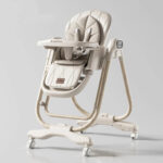 Scaun balansoar electronic 2în1 Glamvers PILAR Milkshake