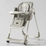 Стульчик для кормления Kidilo PATRICIA Light Grey