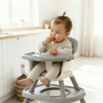 Стульчик трансформер  6в1 Kidilo PLAYFUL Grey — изображение 4