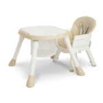Scaun de masa 6in1 Kidilo PLAYFUL Beige - imagine 2