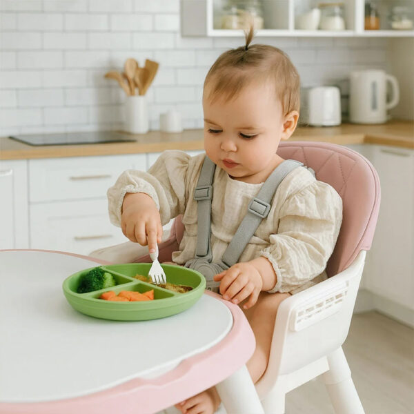 Scaun de masa 6in1 Kidilo PLAYFUL Pink - imagine 2