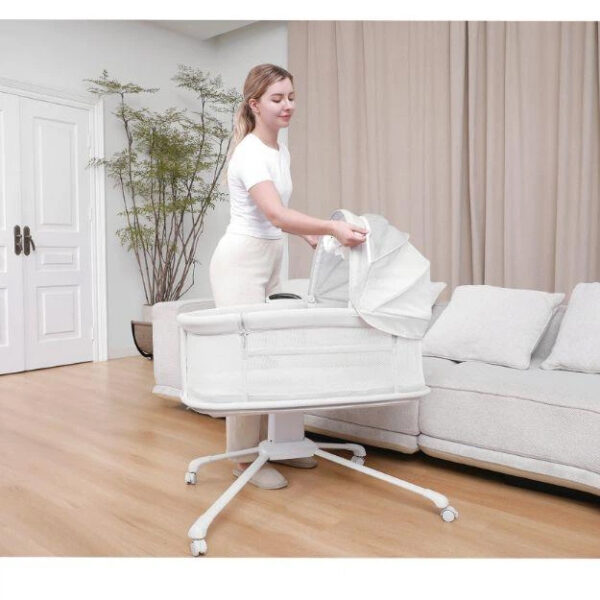 Patuc Co-Sleeper 2in1 electronic Kidilo LOTUS White - imagine 4