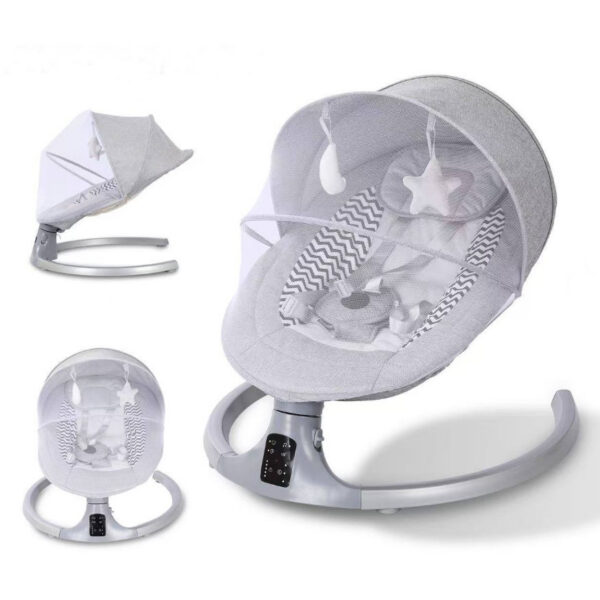 Электронный шезлонг Kidilo MOON Light Grey — изображение 2