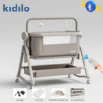 Patut Co-Sleeper electronic Kidilo FLORA Khaki - imagine 2