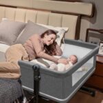 Patut Co-Sleeper 2in1 Kidilo CELIA Dark Grey - imagine 5