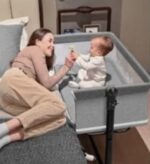 Patut Co-Sleeper 2in1 Kidilo CELIA Dark Grey - imagine 8