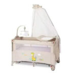 Кровать-манеж 2 уровня Kidilo JUNIOR Beige — изображение 2