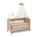 Кровать-манеж 2 уровня Kidilo JUNIOR Khaki