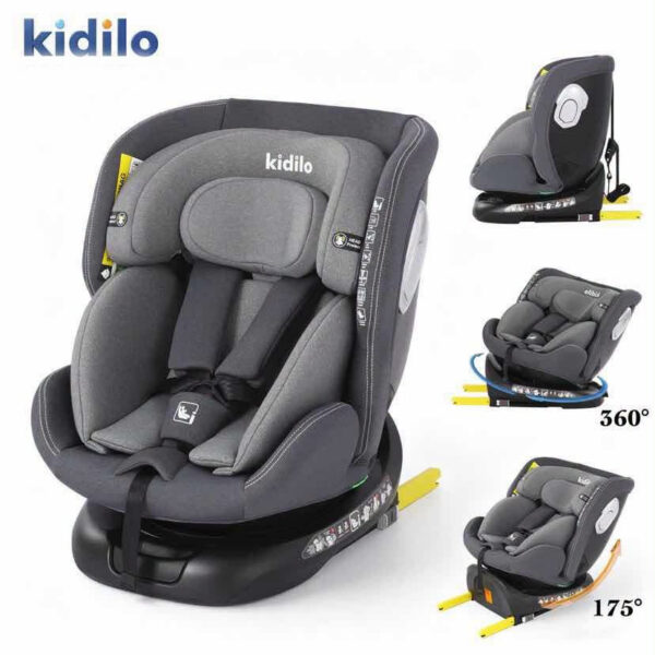 Автокресло 0-36 kg Kidilo ZODIAC Isofix Grey — изображение 2