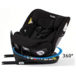 Scaun auto 0-36 kg Kidilo GRAVITY Black - imagine 3