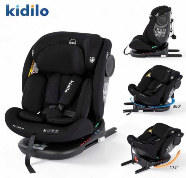 Автокресло 0-36 kg Kidilo MARTIAN Isofix Black — изображение 2