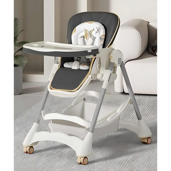 Scaun de masa Kidilo LINDA Black - imagine 2
