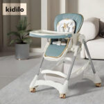 Scaun de masa Kidilo LINDA Green - imagine 3