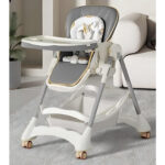 Scaun de masa Kidilo LINDA Grey - imagine 2