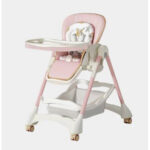 Стульчик для кормления Kidilo LINDA Pink