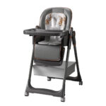 Стульчик для кормления Kidilo LUCIA Grey