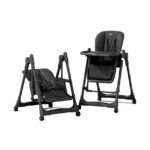 Scaun-balansoar 2in1 Kidilo ELMO Black - imagine 2