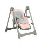 Scaun-balansoar 2in1 Kidilo AVRORA Pink - imagine 2