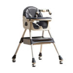 Scaun de masa 2in1 Kidilo INDI Grey