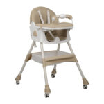 Scaun de masa 2in1 Kidilo INDI Khaki
