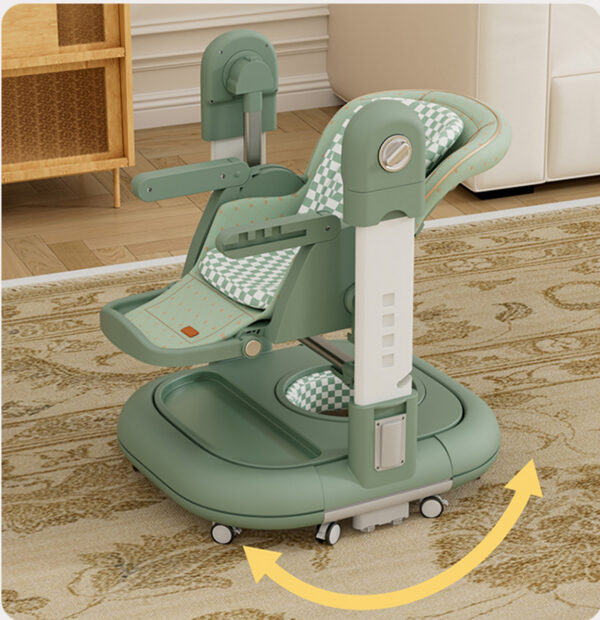 Scaun de masa 3in1 Kidilo UNIVERSAL Green - imagine 3