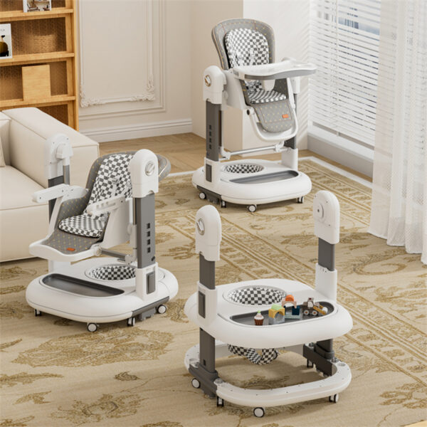 Scaun de masa 3in1 Kidilo UNIVERSAL Grey - imagine 2