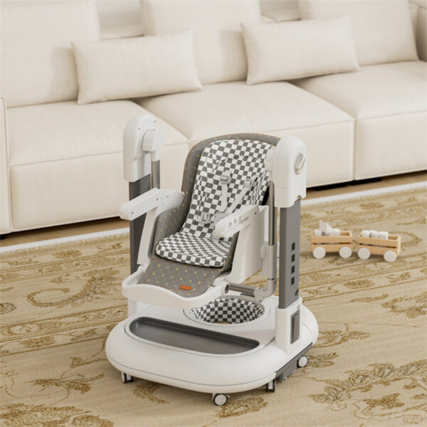 Scaun de masa 3in1 Kidilo UNIVERSAL Grey - imagine 3