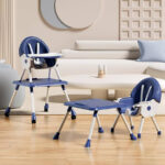 Scaun de masa 3in1 Glamvers COMODO Blue - imagine 2