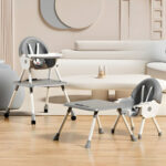 Scaun de masa 3in1 Glamvers COMODO Grey - imagine 2