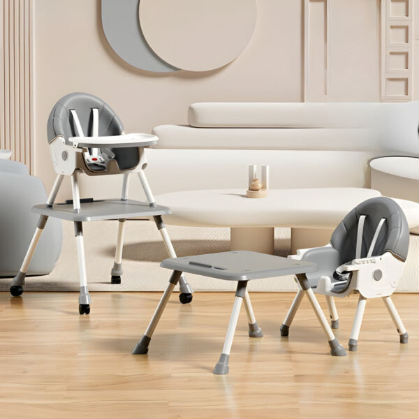 Scaun de masa 3in1 Glamvers COMODO Grey - imagine 2