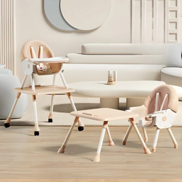 Scaun de masa 3in1 Glamvers COMODO Khaki - imagine 2