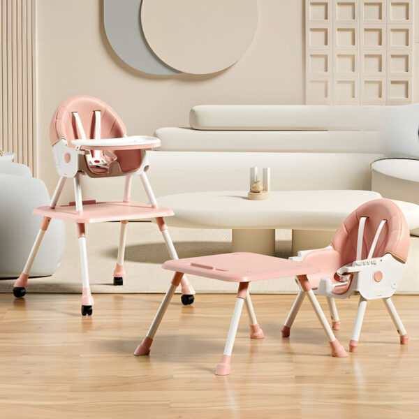 Scaun de masa 3in1 Glamvers COMODO Pink - imagine 2