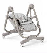 Стульчик-качели 2в1 Kidilo GINO Light Grey — изображение 2