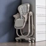 Стульчик-качели 2в1 Kidilo GINO Light Grey — изображение 4