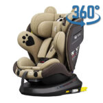 Scaun auto 0-36 kg Kidilo TEDDY Isofix Brown
