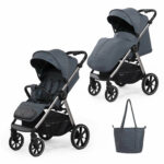 Carucior pentru copii Glamvers JULIA Dark Grey - imagine 2