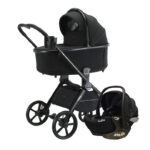 Carucior 3-in-1 Kidilo ISABELLA LUX Black