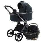 Carucior 3-in-1 Kidilo ISABELLA LUX Grey
