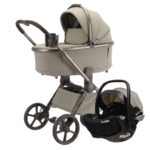 Carucior 3-in-1 Kidilo ISABELLA LUX Light Coffee
