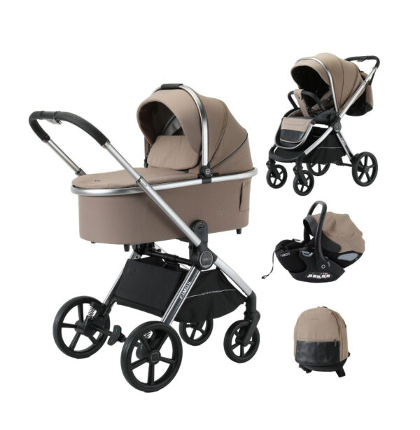 Carucior 3in1 Glamvers ORNELLA Khaki - imagine 2