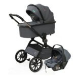 Carucior 3in1 Glamvers VICTORIA Dark Grey