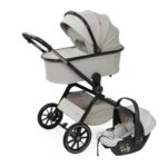 Carucior 3in1 Glamvers VICTORIA Light Grey