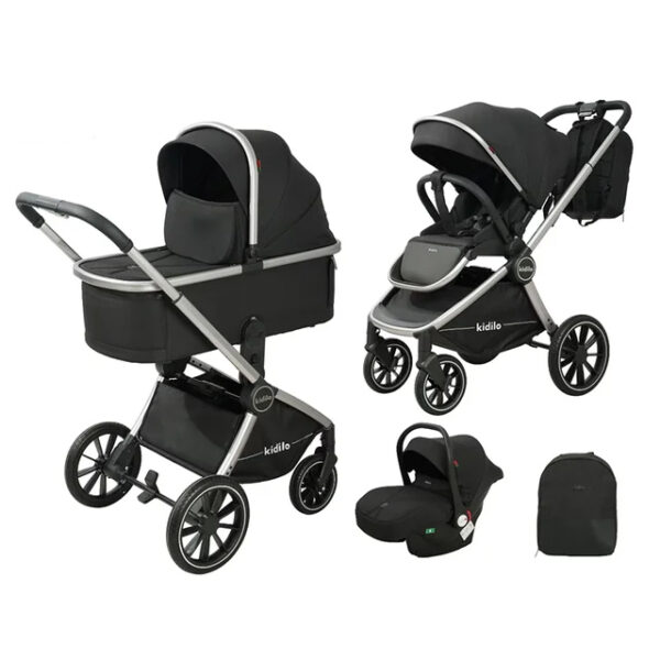 Carucior 3in1 Kidilo SINDY Black - imagine 2