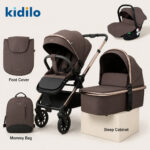 Коляска 3в1 Kidilo DINA Luxe Dark Brown — изображение 2