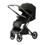 Cărucior cu mâner revirsibil Kidilo LARGO Black - imagine 2
