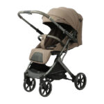 Cărucior cu mâner revirsibil Kidilo LARGO Dark Coffee - imagine 2