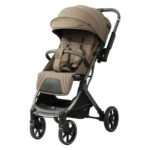 Cărucior cu mâner revirsibil Kidilo LARGO Dark Coffee - imagine 3