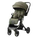Cărucior cu mâner revirsibil Kidilo LARGO Green - imagine 2